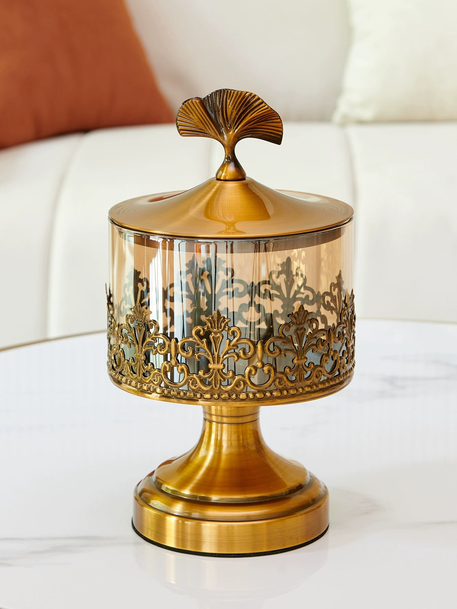 ORNAMENTACAO DE MESA TIGELA GOLD