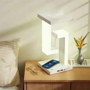 LED Table Lamp Suspended Anti-Gravity Wireless Charging CASAIMPERIO