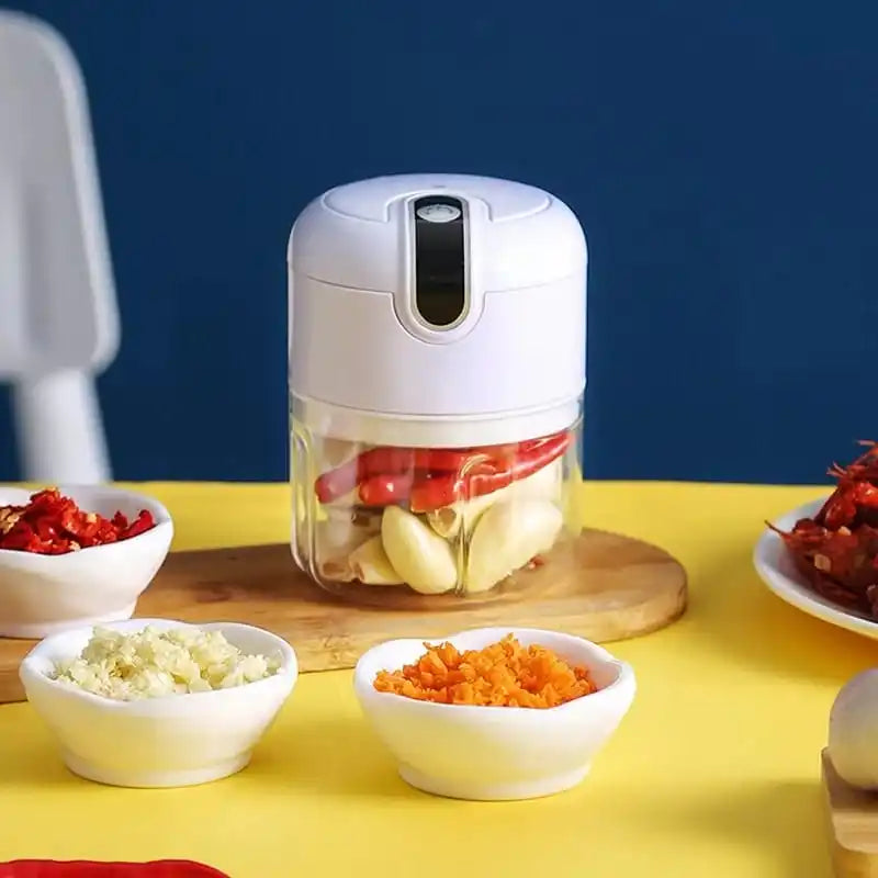 Mini Picador de Alimentos Elétrico CasaImpério